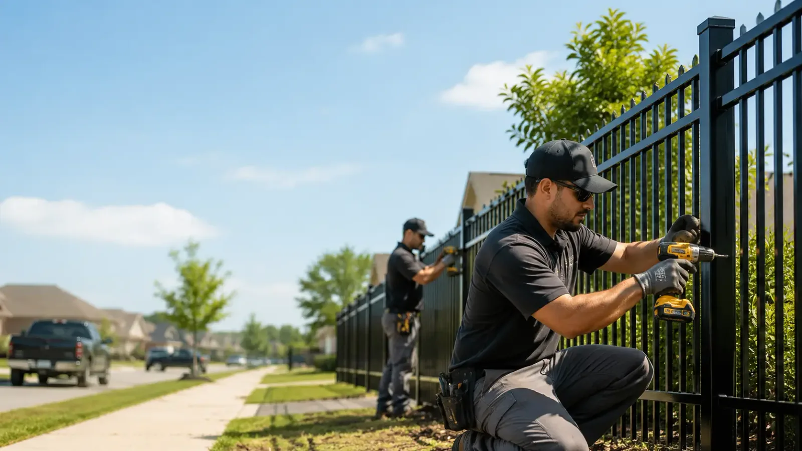 Metal Fence Installation in Merkel, TX